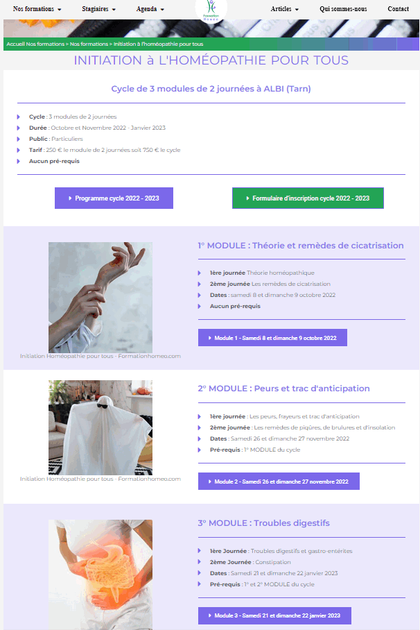 Formation en homéopathie pour tous